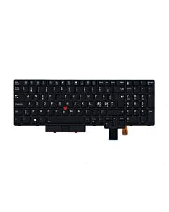 Näppäimistö Lenovo ThinkPad T580 P52s T570 P51s, taustavalolla, FRU 01HX258, suomalainen, pohjoismainen