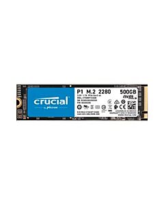 SSD kiintolevy kortti 500GB Crucial P1 NVMe M.2 2280 PCIe 3.0 x4 3D-NAND QLC