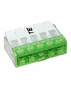 Vipuliitin 5:lle johdolle TE Connectivity AMP Flex Grip -liitin (5-2834245-1) 100kpl