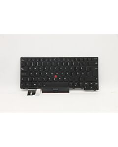 Näppäimistö Lenovo T14 Gen 2, musta, taustavalo, 5N20V44069 5N20V44213 5N20V43781 5N20V43925 (Suomi/Ruotsi)