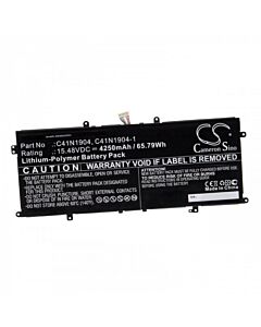 Akku Asus ZenBook 14 UM425, UX325 , UX425, Flip 13 UX363, Flip S Evo UX371EA, UX391, UX393, UXF3000E, ym. 4250mAh tarvike