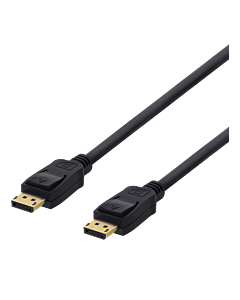 DisplayPort-näyttökaapeli, sopii yhteen Lenovon näyttöjen kanssa, Ultra HD taajuudella 60 Hz, 21,6 Gb/s, 2 m, musta