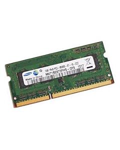 DDR3 muistikampa kannettavaan tietokoneeseen, 1GB 1Rx8 PC3-8500S (DDR3-1066) SO-DIMM, eri merkkejä, käytetty