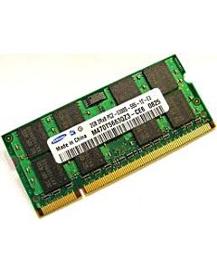 Muistikampa kannettavaan tietokoneeseen, 2GB PC2-5300S (DDR2-667) SO-DIMM, eri merkkejä, käytetty