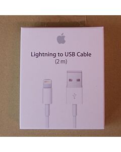 Apple Lightning USB-kaapeli, lightning uros, USB Tyyppi A uros, 2m, valkoinen