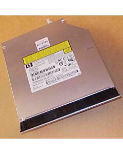 DVD-RW optinen asema HP G62-a, G62-b, Compaq Presario CQ62-a sarjan kannettaville, AD-7701H SATA, etupaneeli hopea/musta, käytetty
