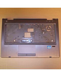 Rungon yläkuori jossa hiiren kosketuslevy HP ProBook 6460b, 6465b, 6470b, 6475b kannettaville, käytetty