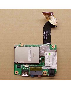 Muistikortinlukija/audio/USB-liitinkortti Lenovo ThinkPad X201, X201i, X201s kannettaviin, FRU 60Y5407, käytetty