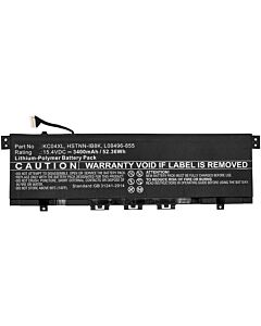 Akku HP ENVY x360 Convertible 13-ar08, Envy X360 13-AG, Envy 13-AH, Envy 13 Ah0001nk, Envy 13-ag0005ng, ym. 3400mAh, tarvike