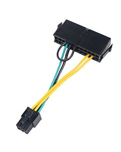 ATX adapteri Lenovo 24 pin päävirtaliitin 6 pinniseksi liittimeksi, (kaapeli n. 8-10cm)