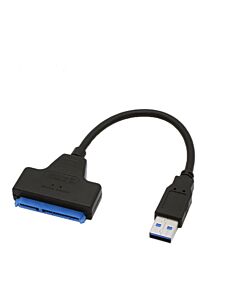 USB-adapteri SATA > USB 3.0 2,5" SATA kiintolevyille max siirtonopeus 6 Gbps