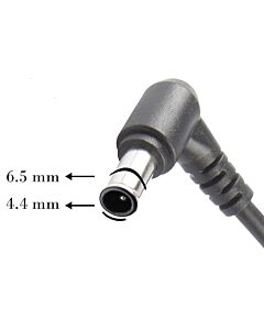 Virtalähde/laturi Sony Vaio kannettaviin, 19,5 V, 4,7 A, 90W, liitin 6,5mm / 4,4mm / ohjauspiikki, myös Samsung näyttöihin, joissa saman kokoinen liitin sekä käyttöjännite