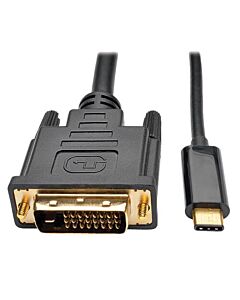 USB-C - DVI aktiivinen adapteri kaapeli 4,9m, Eaton, Tripp Lite