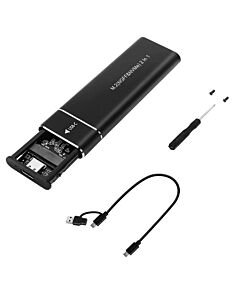 Ulkoinen NVMe/SATA M.2 SSD-kiintolevykotelo – USB-C 10Gbps