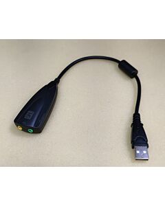 USB äänikortti äänisovitin ulostulo/mikrofoni liitäntä 3,5mm kannettaviin tietokoneisiin, sopii myös pöytäkoneisiin