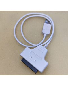Kiintolevyadapteri USB 2.0 > Micro SATA 7+9 16P 1.8" SSD kiintolevylle, kaapelin pituus 50cm